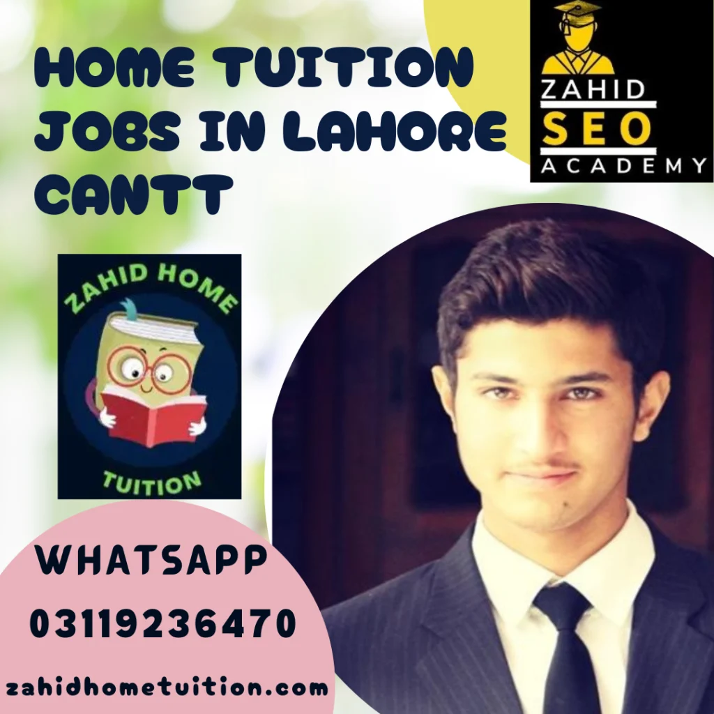 Home Tuition Jobs in Lahore Cantt