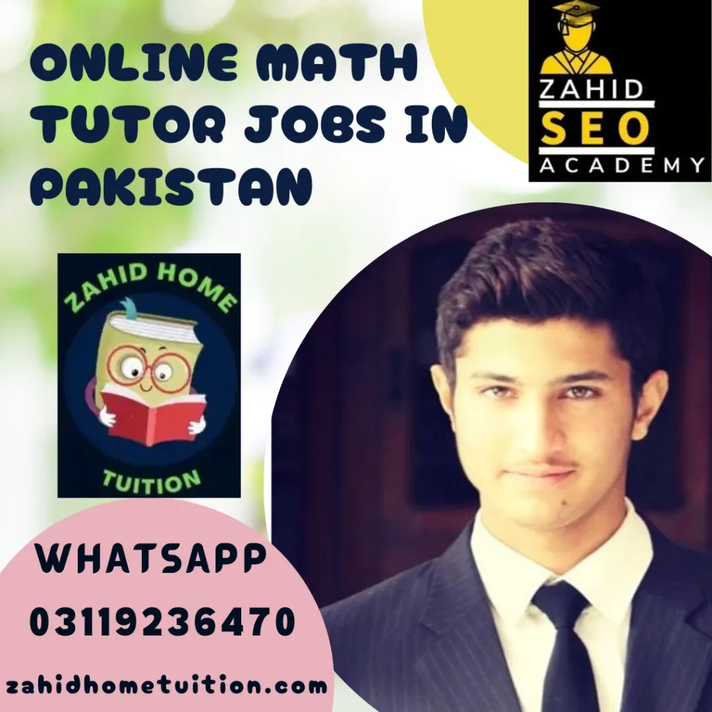 Online Math Tutor Jobs in Pakistan