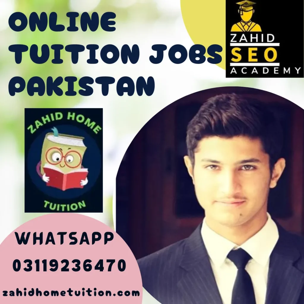 Online Tuition Jobs Pakistan