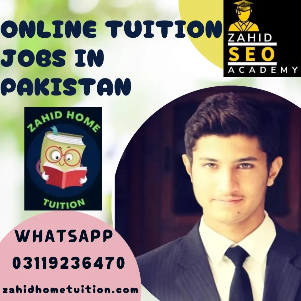 Online Tuition Jobs in Pakistan